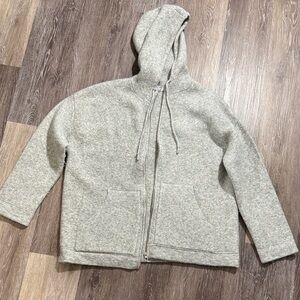 Primark Light Gray Zip-Up Hoodie